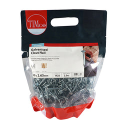 TIMCO Clout Nail Galvanised - 40 x 2.65 (2.5kg)