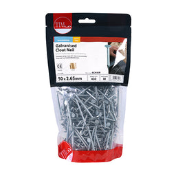 TIMCO Clout Nails Galvanised - 50 x 2.65 (1kg)