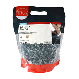 TIMCO Clout Nail Galvanised - 50 x 2.65 (2.5kg)