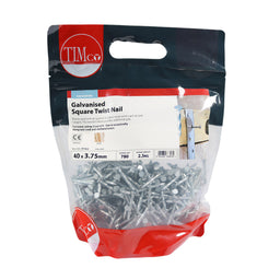 TIMCO Square Twist Nails Galvanised - 40 x 3.75 (2.5kg)