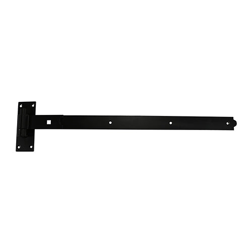 TIMCO Straight Band & Hook On Plates Hinges Black - 900mm (2pcs)