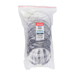 TIMCO Hose Clips A2 Stainless Steel - 70-90mm (10pcs)