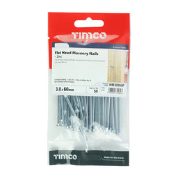 TIMCO Masonry Nails Zinc - 3.0 x 60 (50pcs)