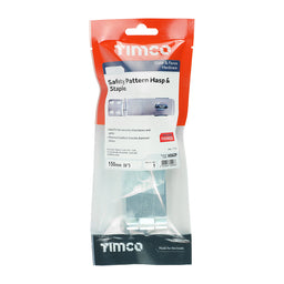 TIMCO Hasp & Staple Safety Pattern Silver - 6"