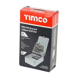 TIMCO Ground Jobber Drills Set HSS - 25pcs