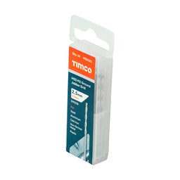 TIMCO Ground Jobber Drills HSS M2 - 2.5mm (10pcs)