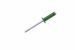 4.8 x 15 Aluminium / Steel Dome Head Multigrip Rivets Heritage Green RAL 6002 (100pcs)