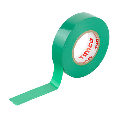 TIMCO PVC Insulation Tape Green - 25m x 18mm (10pcs)