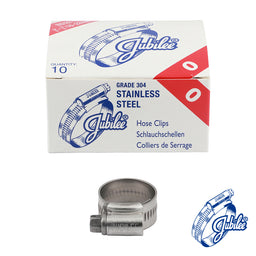 Jubilee Clip Stainless Steel 16-22mm (10pcs)