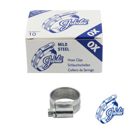 Jubilee Clip Mild Steel 18-25mm (10pcs)