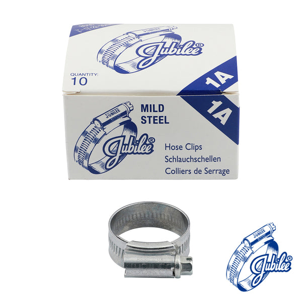 Jubilee Clip Mild Steel 22-30mm (10pcs)