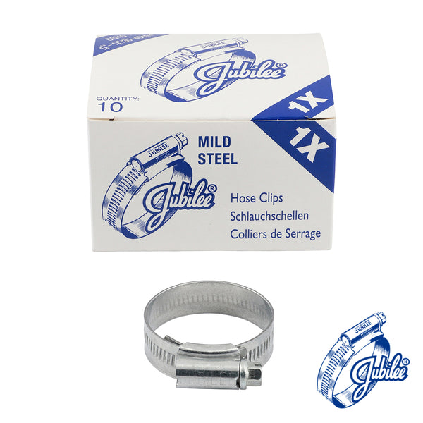 Jubilee Clip Mild Steel 30-40mm (10pcs)