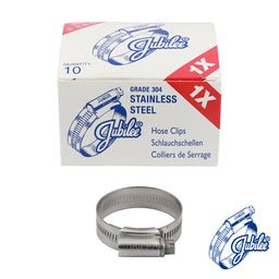 Jubilee Clip Stainless Steel 30-40mm (10pcs)