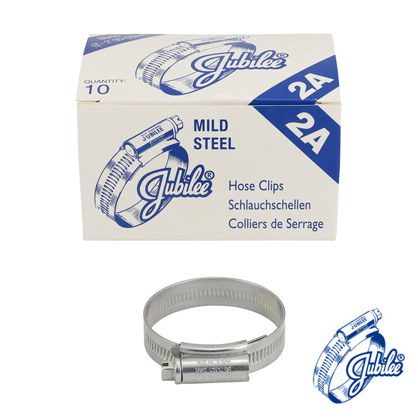 Jubilee Clip Mild Steel 35-50mm (10pcs)