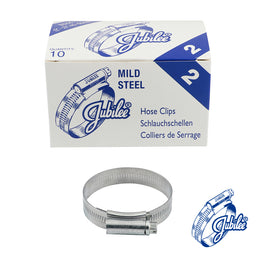 Jubilee Clip Mild Steel 40-55mm (10pcs)