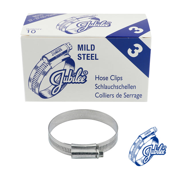 Jubilee Clip Mild Steel 55-70mm (10pcs)