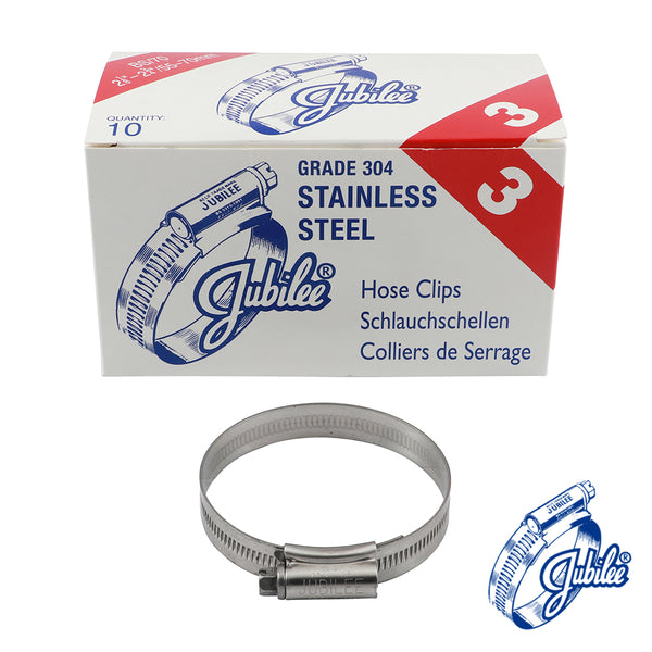 Jubilee Clip Stainless Steel 55-70mm (10pcs)