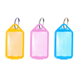 TIMCO Coloured Key Tags - Mixed Colours (6pcs)