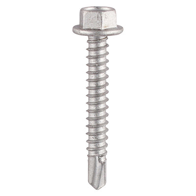 TIMCO Self-Drilling Light Section Drill Screw Exterior Silver - 5.5 x 100 (100pcs)