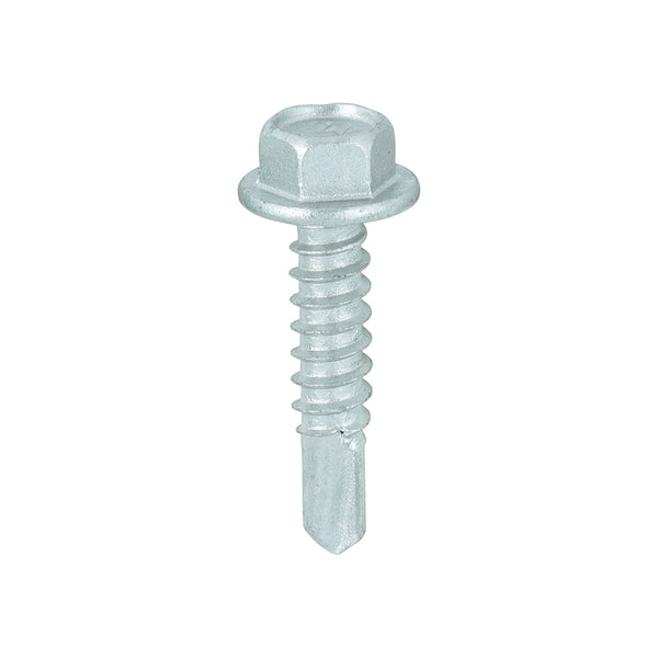 TIMCO Self-Drilling Light Section Drill Screw Exterior Silver - 5.5 x 25 (100pcs)