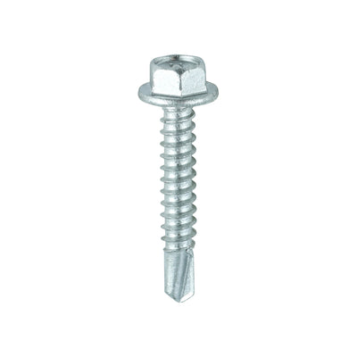 TIMCO Self-Drilling Light Section Drill Screw Exterior Silver - 5.5 x 32 (100pcs)