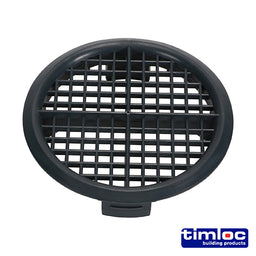 Timloc Push-in Soffit Vent Grey -  70.0 (10pcs)