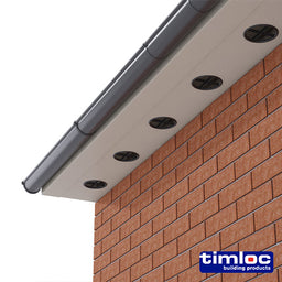 Timloc Push-in Soffit Vent Grey -  70.0 (10pcs)