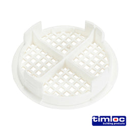 Timloc Push-in Soffit Vent White -  70.0 (10pcs)