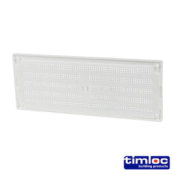 Timloc Louvre Grille Vent Flyscreen White - 242 x 89mm