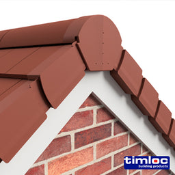 Timloc Dry Verge Unit Brown - 405 x 95/160mm (20pcs)