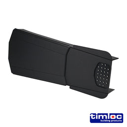 Timloc Dry Verge Unit Black - 405 x 95/160mm (20pcs)