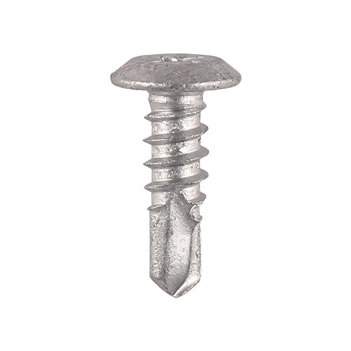 TIMCO Self-Drilling Metal Framing Low Profile Pan Head Exterior Silver Screws - 4.8 x 16 (500pcs)