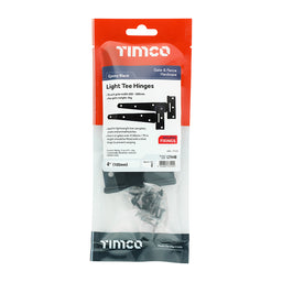 TIMCO Light Tee Hinges Black - 4"