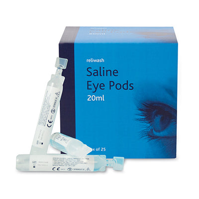 TIMCO Eye Wash Saline Pods - 20ml (25pcs)