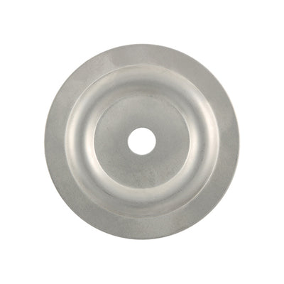 TIMCO Large Metal Insulation Discs Silver - 70mm (100pcs)