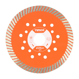 TIMCO Premium Diamond Blade Continuous  - 125 x 22.2