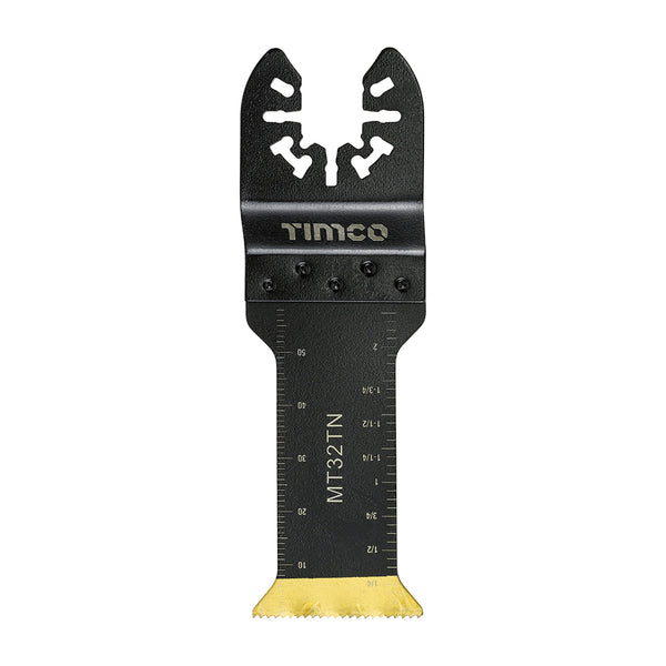 TIMCO Multi-Tool Fine Cut Blade For Wood/Metal Titanium Coated Bi-Metal - 32mm