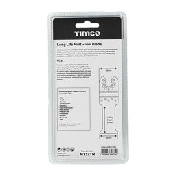 TIMCO Multi-Tool Fine Cut Blade For Wood/Metal Titanium Coated Bi-Metal - 32mm