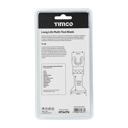 TIMCO Multi-Tool Fine Cut Blade For Wood/Metal Titanium Coated Bi-Metal - 44mm