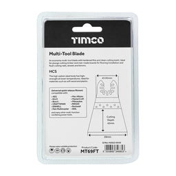 TIMCO Multi-Tool Fine Cut Blade For Wood Carbon Steel - 69mm