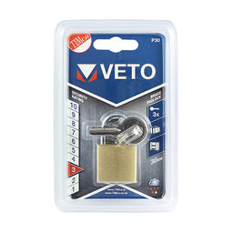 TIMCO Brass Padlock - 30mm