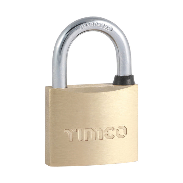 TIMCO Brass Padlock - 40mm (2pcs)