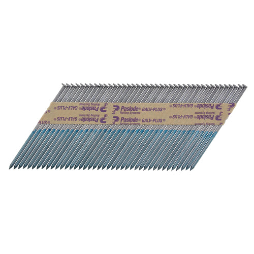 Paslode IM360Ci Nails & Fuel Cells Retail Pack Plain Shank Galvanised + - 3.1 x 90/1CFC (1100pcs)