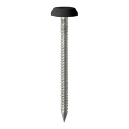 TIMCO Polymer Headed Nails A4 Stainless Steel Black - 50mm (25pcs)