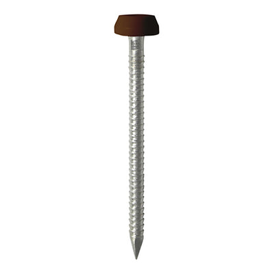 TIMCO Polymer Headed Pins A4 Stainless Steel Mahogany - 25mm (250pcs)