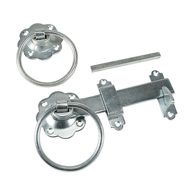 TIMCO Ring Gate Latch Plain Silver - 6