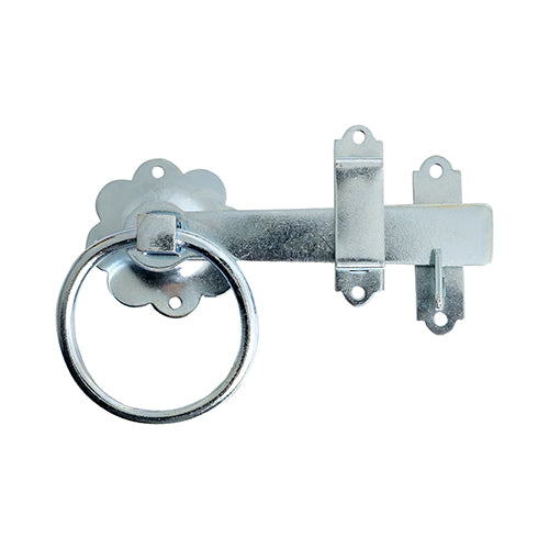 TIMCO Ring Gate Latch Plain Zinc - 6