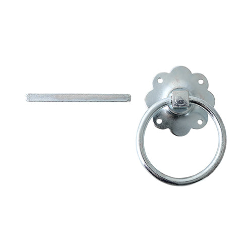 TIMCO Ring Gate Latch Plain Zinc - 6