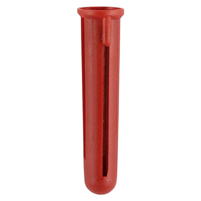 TIMCO Red Plastic Plugs - 30mm (100pcs)