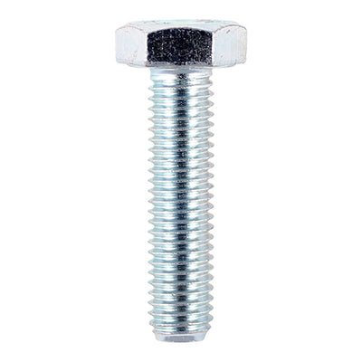 TIMCO Set Screws DIN933 Grade 8.8 Silver - M10 x 100 (50pcs)